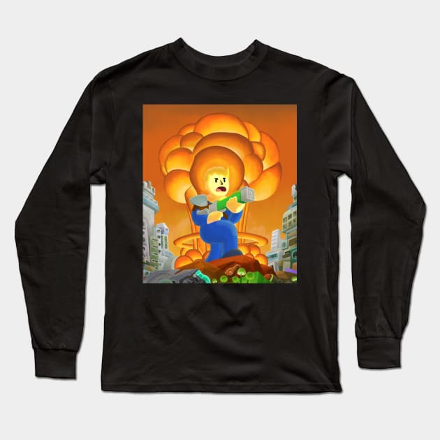 vaultguy Long Sleeve T-Shirt by andrewclopford